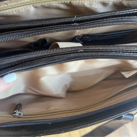 Franklin Covey Laptop Organizer Briefcase Shoulder Bag Tote - Picture 10 of 14